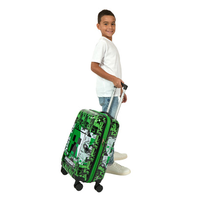Valise rigide Minecraft Big Face 20 pouces
