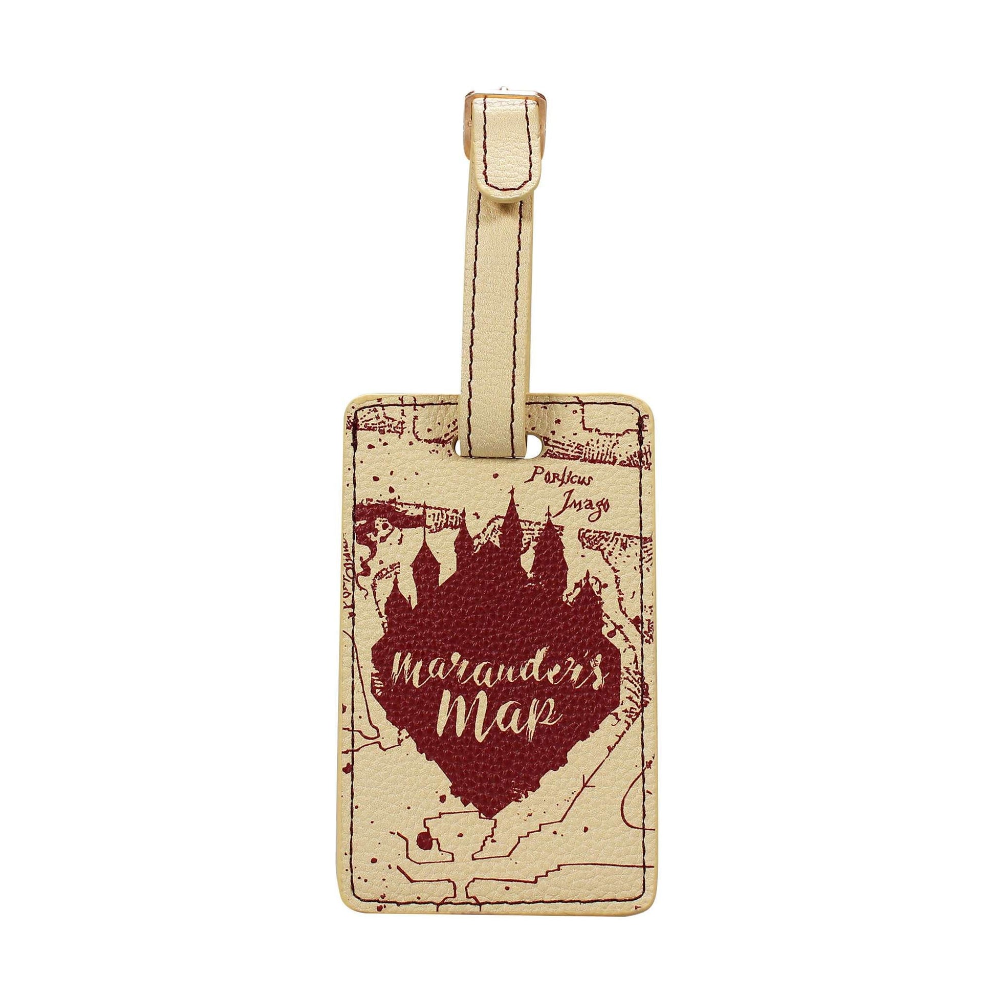 Étiquette à bagage Harry Potter - Carte du Maraudeur