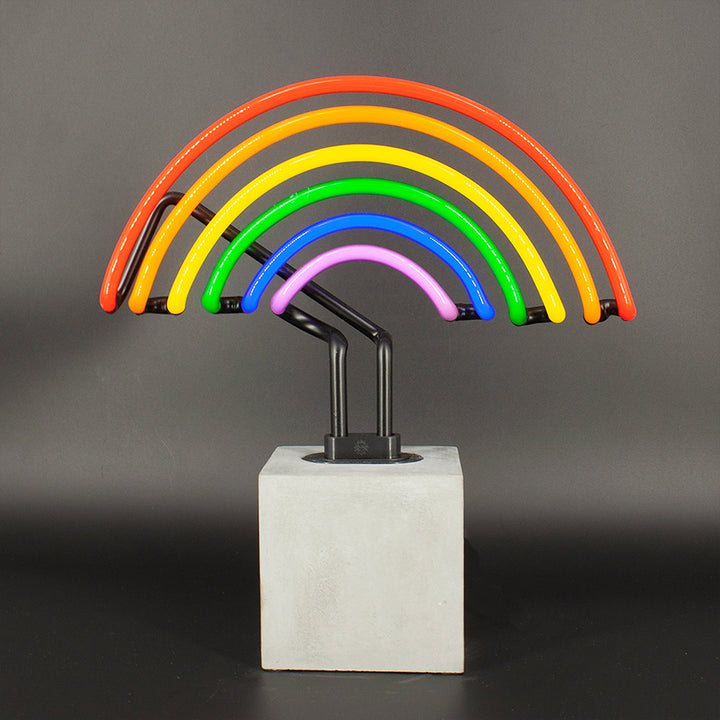 Lampada al neon arcobaleno