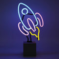 Rocket neon lamp