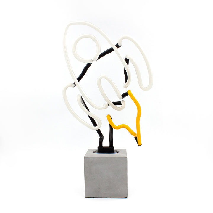 Lampada al neon a razzo