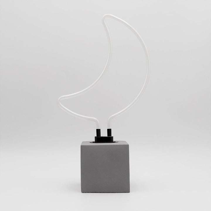 Neonlampe Mond