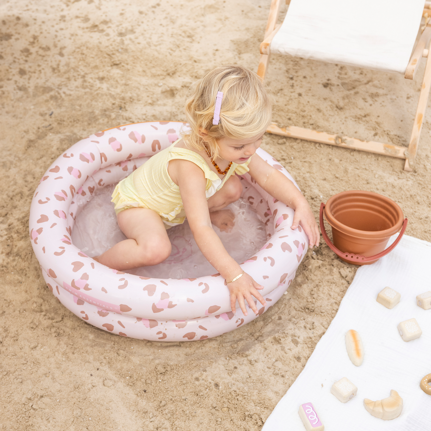 Baby Pool - Old Pink - Leopard - Ø 60 cm