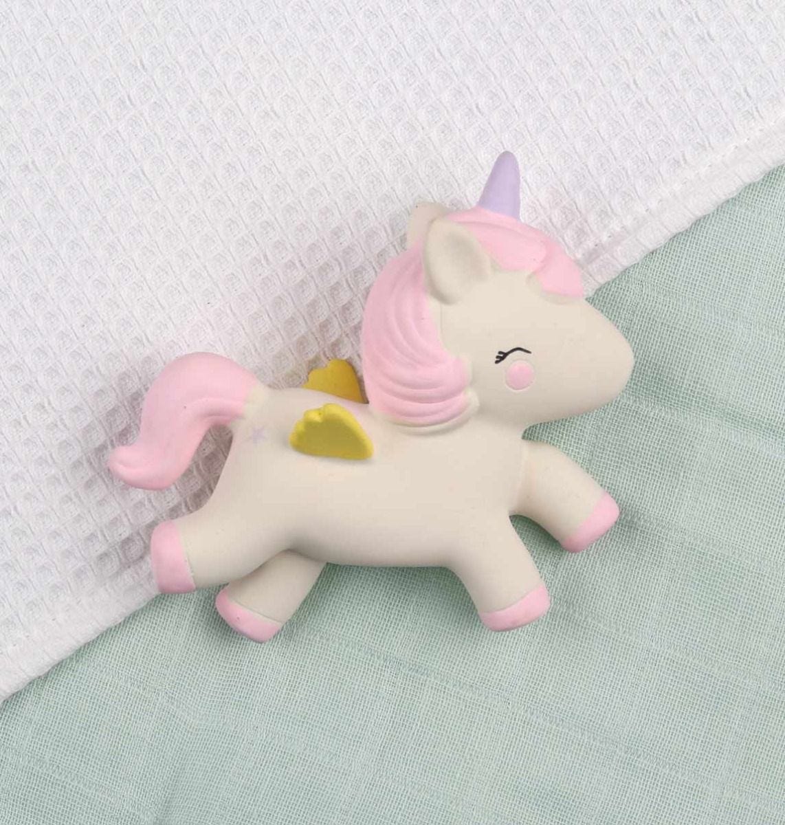 Unicorno che fa i denti