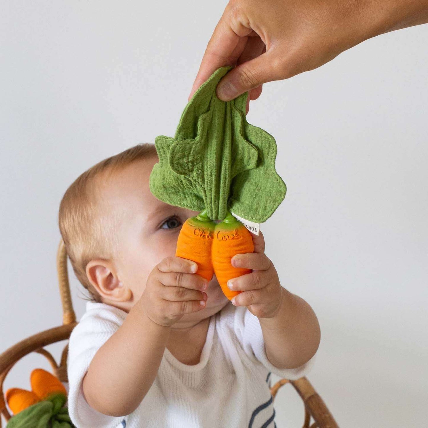 Cathy the Carrot Mini Comforter-Teether