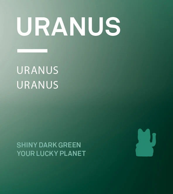 Lucky Bright Green Cat - Cosmic Edition Uranus