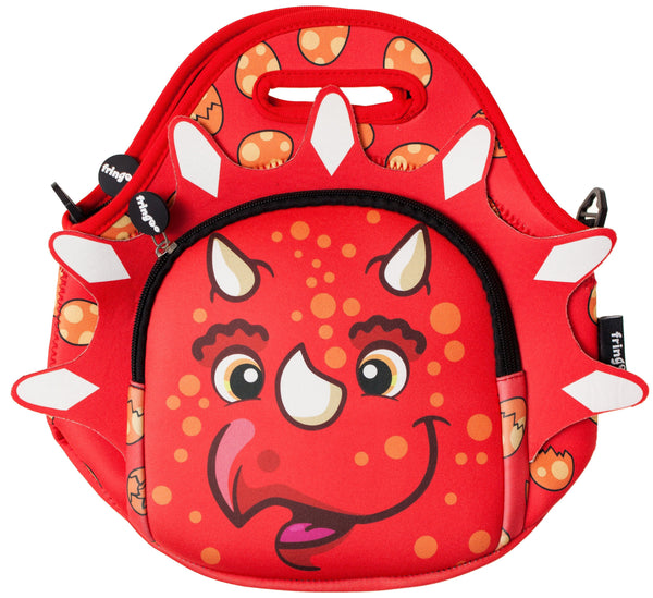 Sac repas enfant – dinosaure rouge