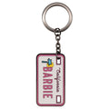 Porte-clés Barbie - Plaque d’immatriculation
