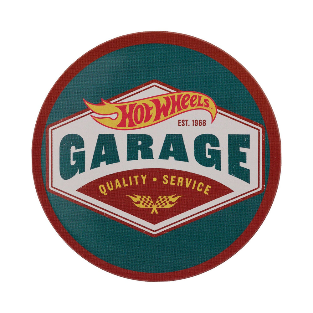 Set de 4 sous-verres métal imprimés Hot Wheels