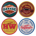 Set de 4 sous-verres métal imprimés Hot Wheels