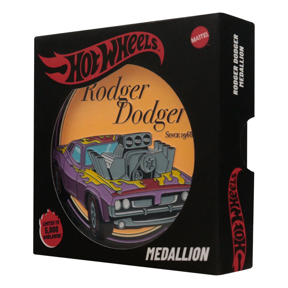 Médaillon collector Hot Wheels - Rodger Dodger