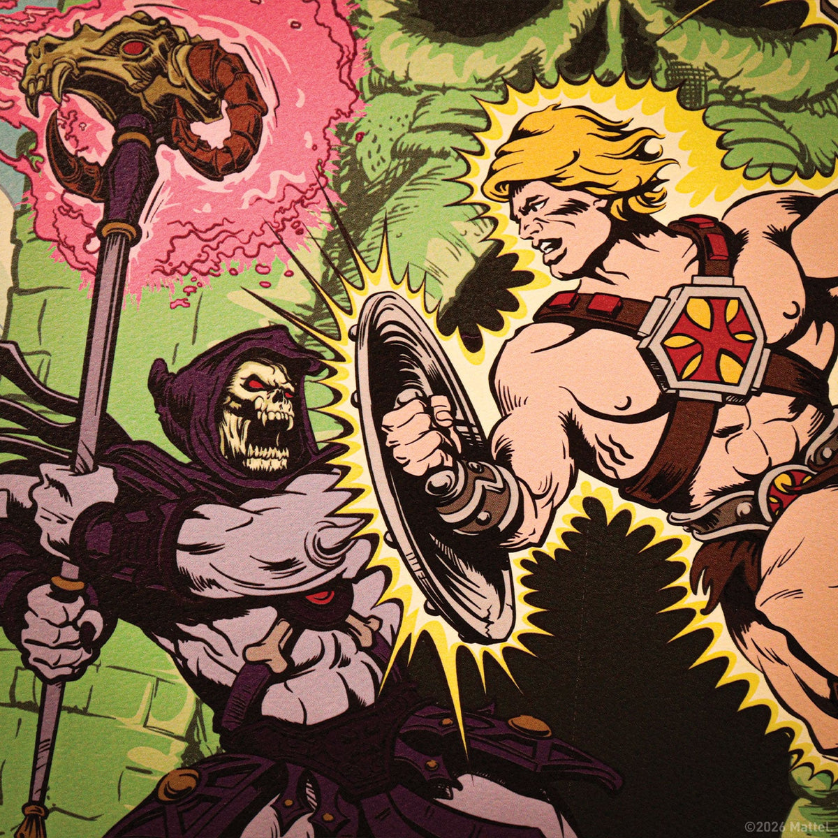 Affiche collector Masters of the Universe - He-Man & Skeletor