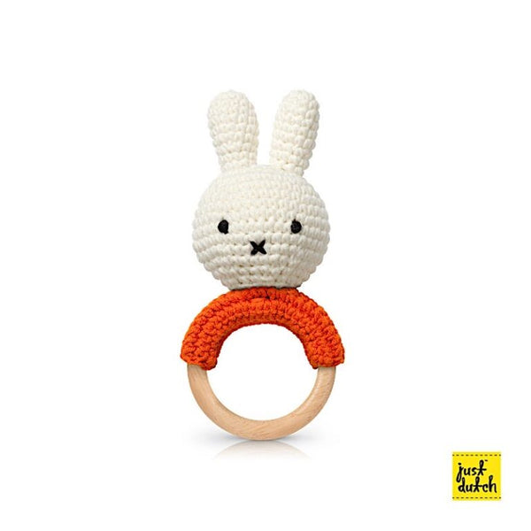 Hochet en Crochet Miffy - Orange