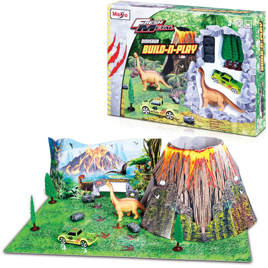 BUILD AND PLAY WITH A COOL METAL DINOSAUR