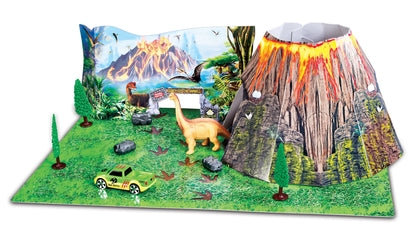 CONSTRUCTION ET JOUER AVEC UN DINOSAURE EN MÉTAL FRAIS