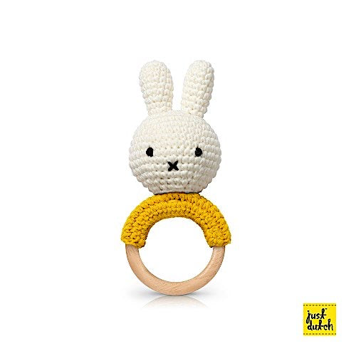 Hochet en Crochet Miffy - Jaune