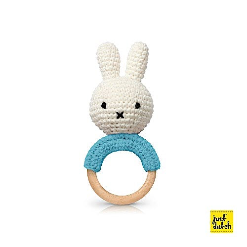 Hochet en Crochet Miffy - Aqua