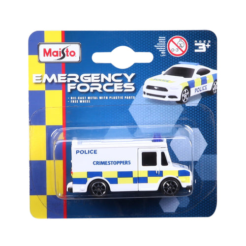 Assortment of 72 cool metal emergency vehicles (blister pack)