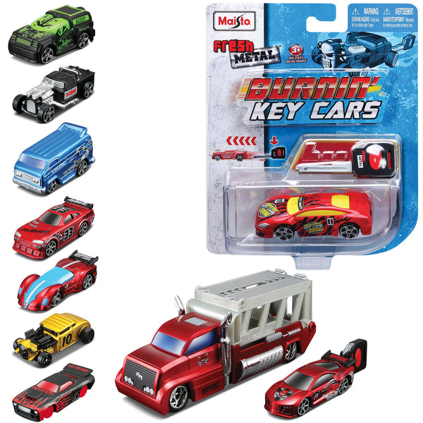 Fresh metal car keys, 24-piece assortment