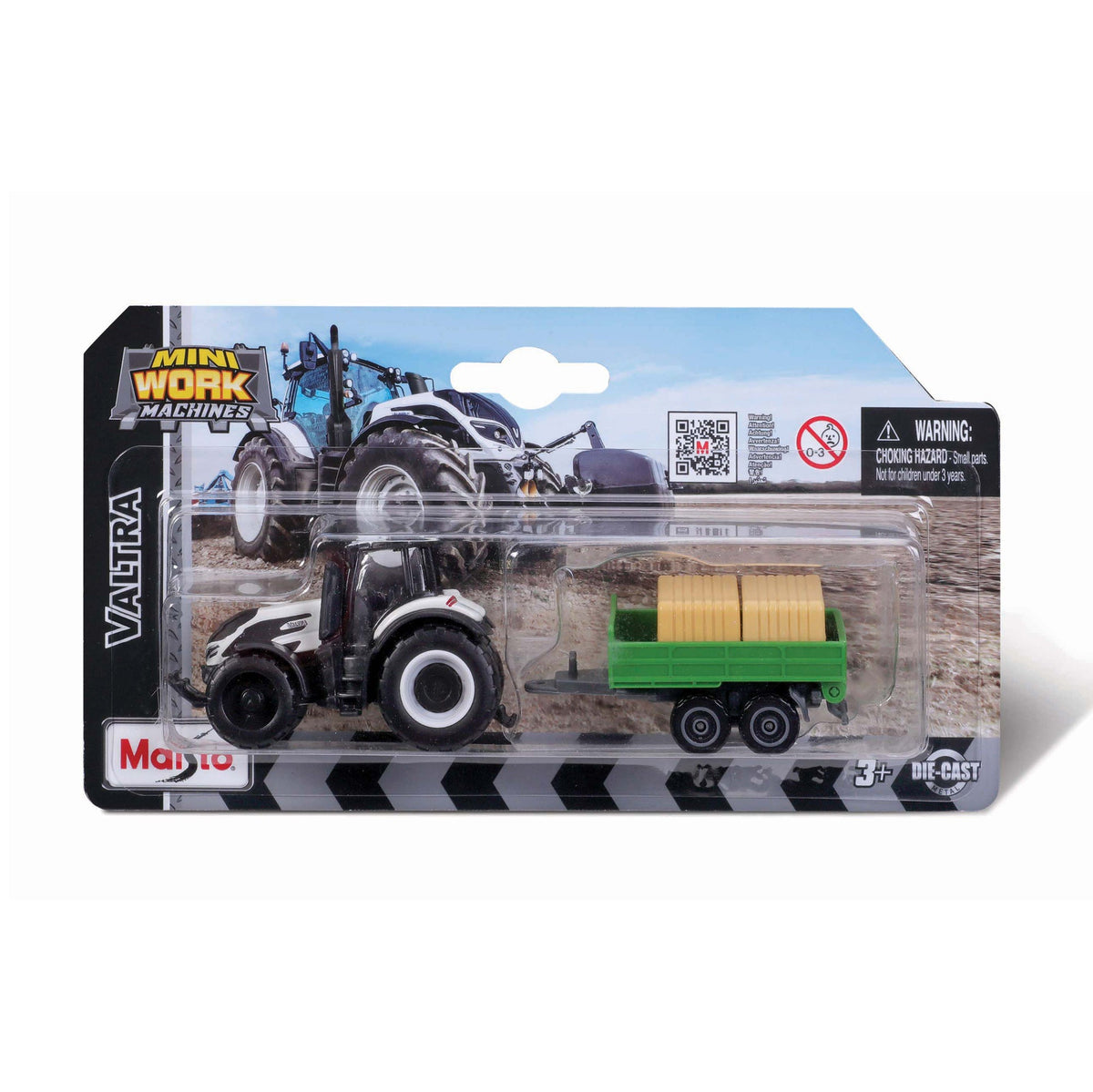 VALTRA 3" M2/Q TRACTOR WITH TILTING TRAILER