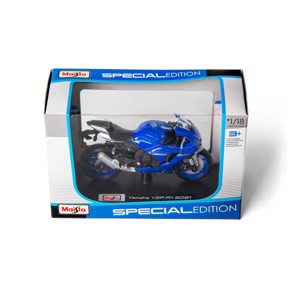 1:18 2021 YAMAHA YZF-R1 MOTORCYCLE