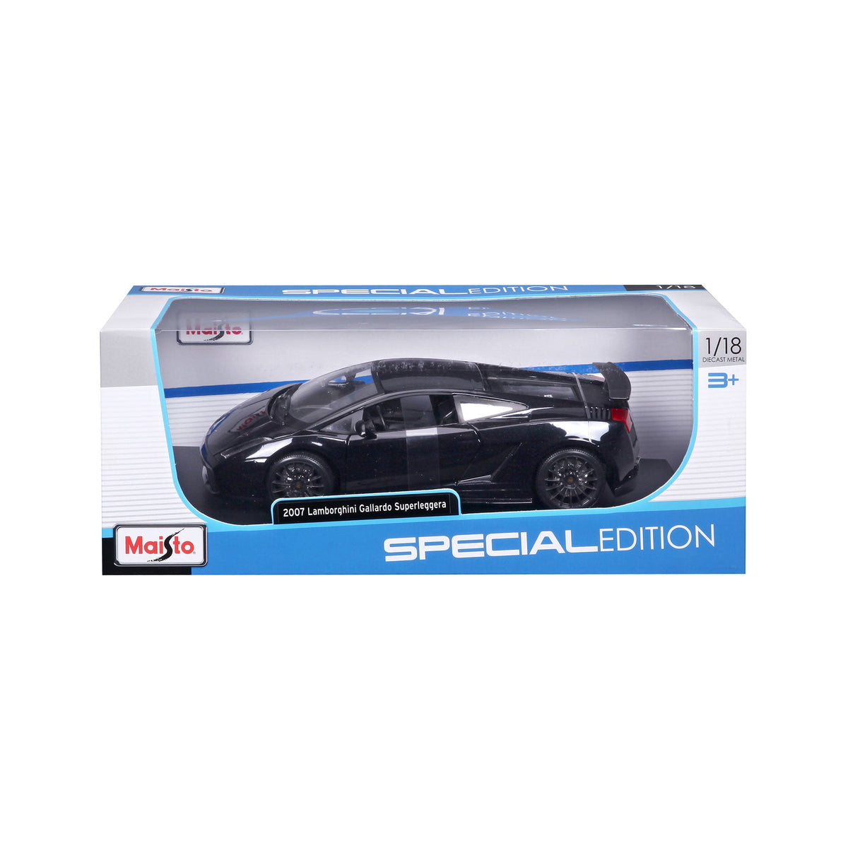 1:18 2007 LAMBORGHINI GALLARDO SUPERLEGGERA BLACK