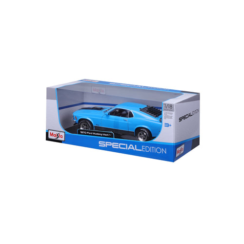 1:18 FORD MUSTANG MACH 1 1970 - BLUE