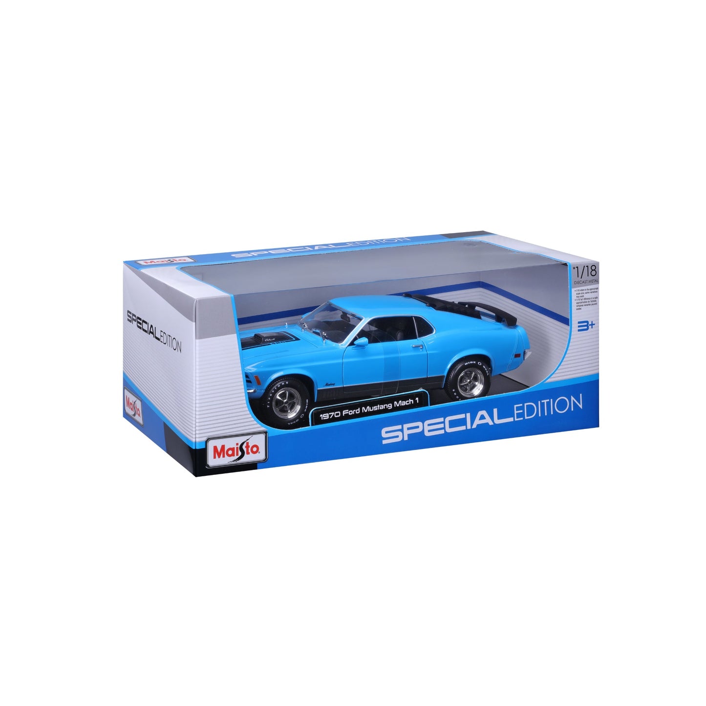 1:18 FORD MUSTANG MACH 1 1970 - BLUE