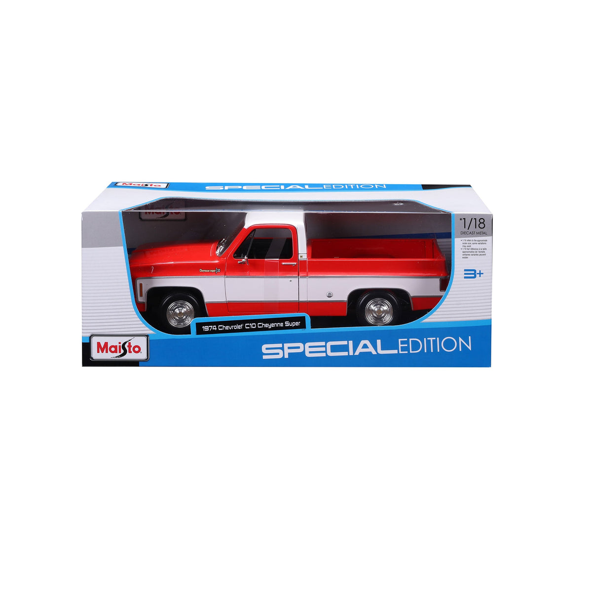 1:18 CHEVROLET C10 CHEYENNE SUPER PICKUP TRUCK