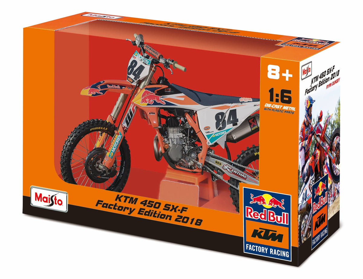 1:6 RED BULL KTM SUPERCROSS SX450 2018 MOTORCYCLE #84