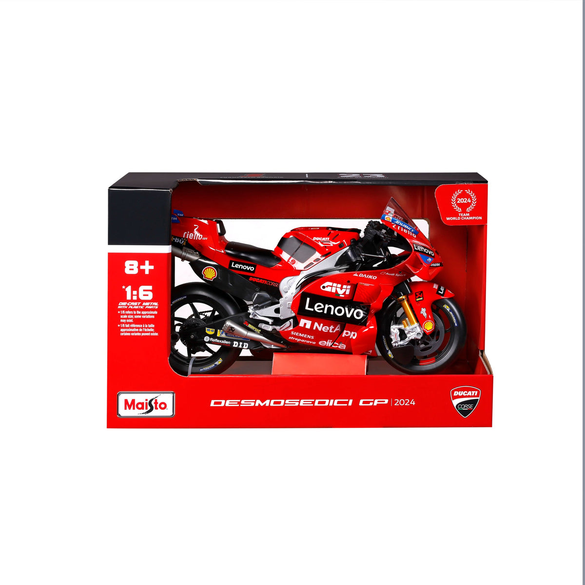 1:6 MOTO 2024 DUCATI MOTOGP (#1 BAGNAIA)