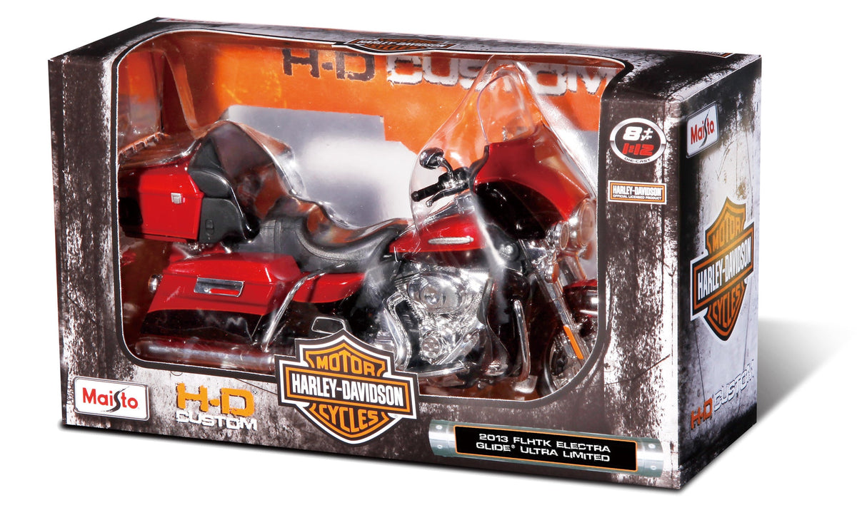 MOTOS HARLEY DAVIDSON 1:12, ASSORTIES