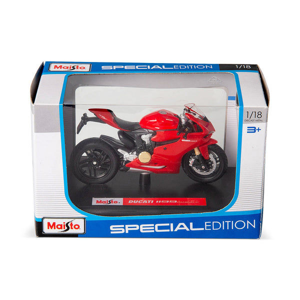 1:18 DUCATI 1199 PANIGALE MOTORCYCLE - 18 PC DISPLAY