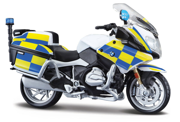 1:18 POLICE MOTORBIKE AUTHORITY MOTORBIKES - 18 PIECES DISPLAY