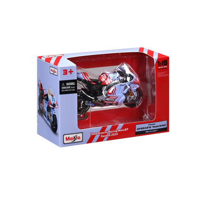 1:18 MOTO 2024 DUCATI DESMOSEDICI GRESINI RACING (#73 A. MARQUEZ)
