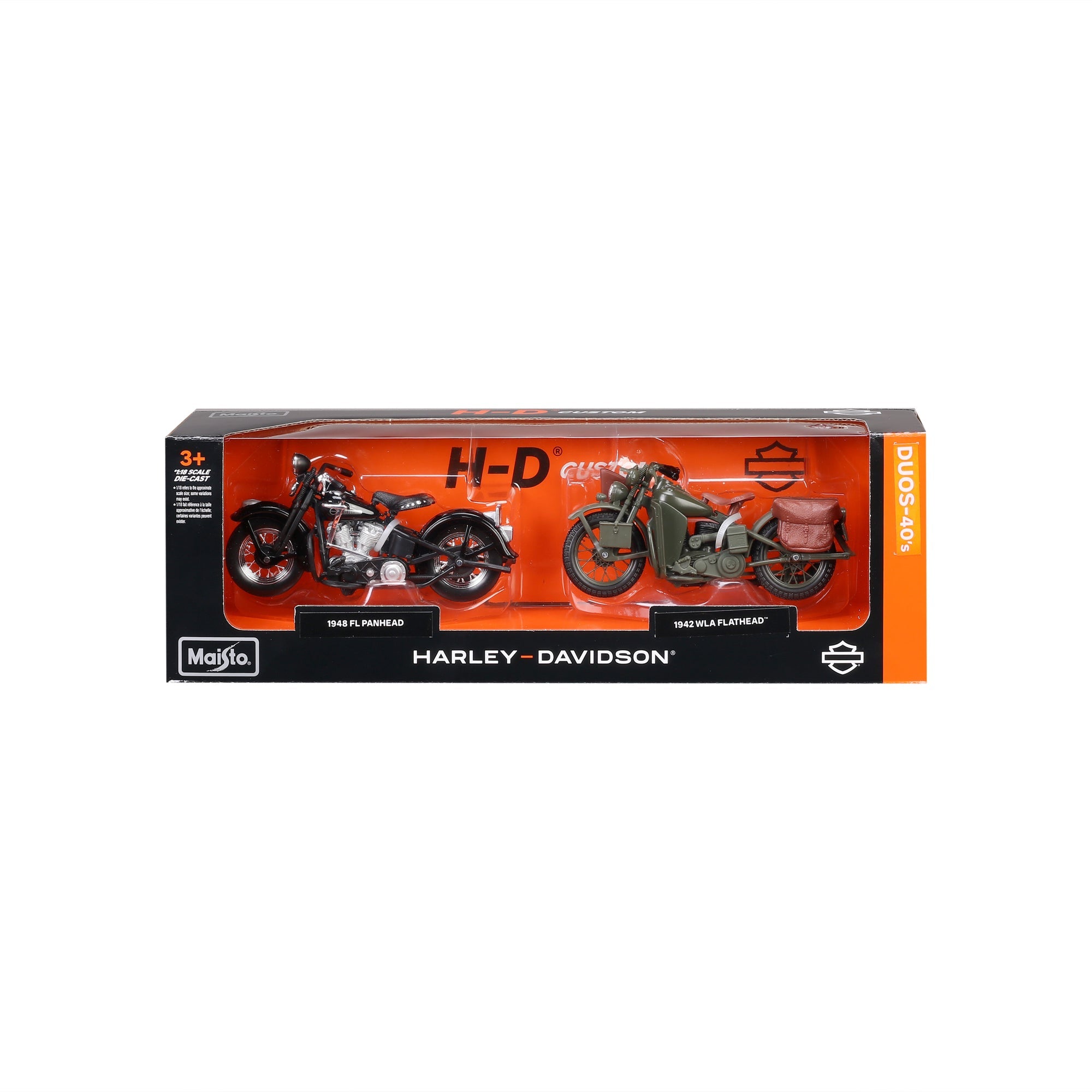 1:18 HARLEY DAVIDSON DECADE DUOS 12PC ASSORTMENT