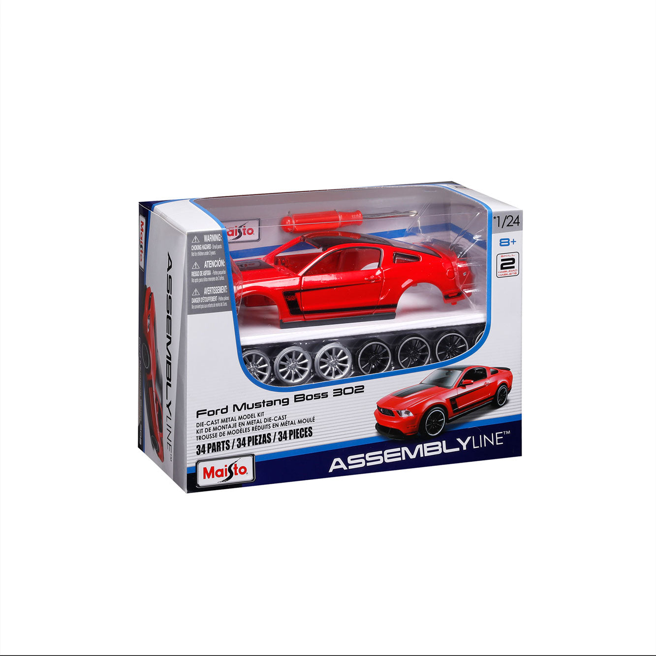 FORD MUSTANG BOSS 302 KIT 1:24