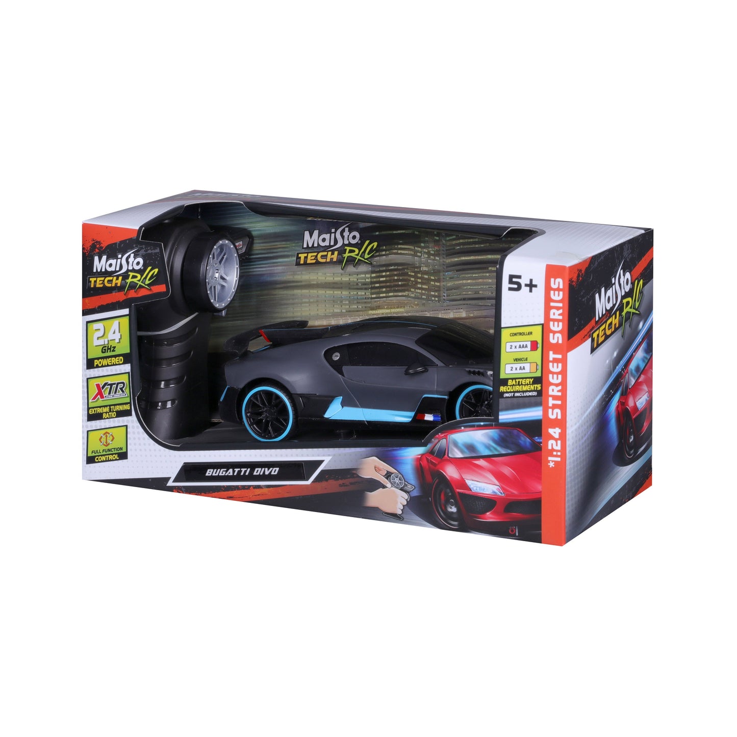 Bugatti Divo télécommandée 2,4 GHz à l'échelle 1:24