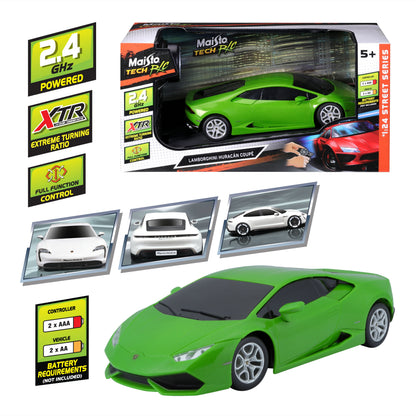 1:24 RC - LAMBORGHINI HURACAN COUPE - 2.4 GHz (BATTERIES NOT INCLUDED)