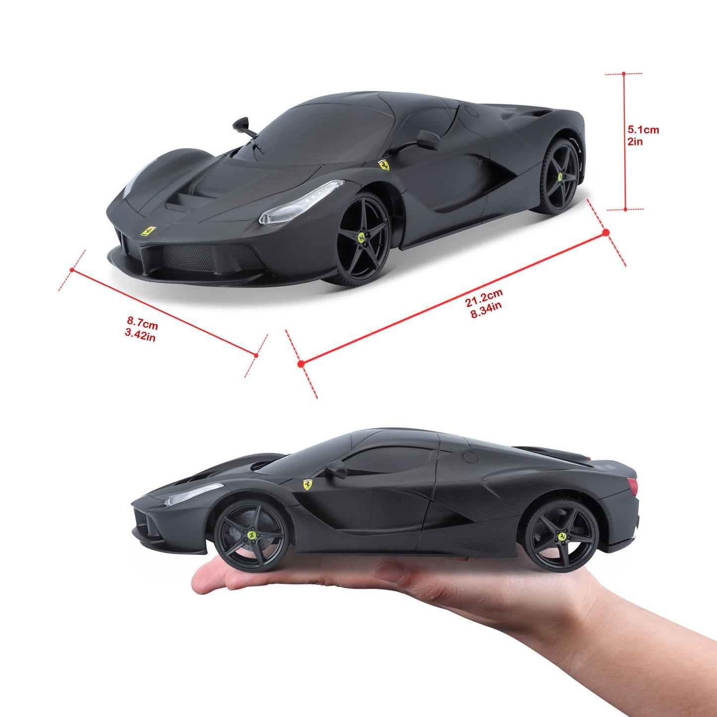 1:24 RC LAFERRARI 2.4GHZ NOIR
