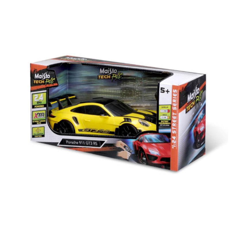 Porsche 911 GT3 RS Remote Control Car, 1:24 Scale, 2.4 GHz