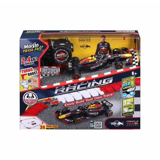 1:41 DIECAST METAL F1 RC RACE MINI CIRCUIT RED BULL 2024 VERSTAPPEN 2.4 GHz