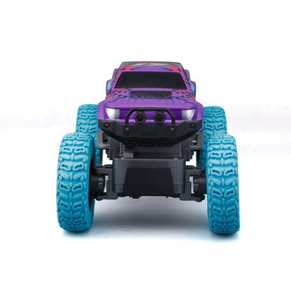 RC ROCK CRAWLER OFF ROAD ROAD AND GO PURPLE 2.4GHZ