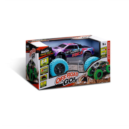 RC ROCK CRAWLER OFF ROAD ROAD AND GO PURPLE 2.4GHZ