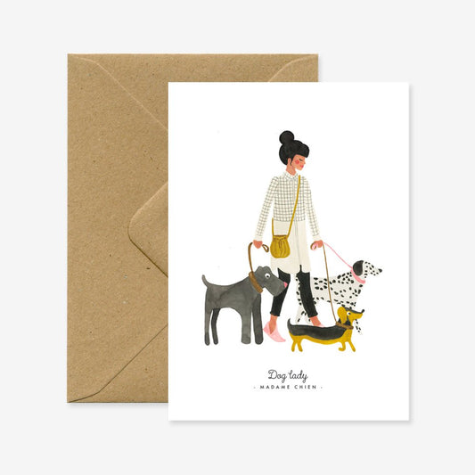 Dog mom - Greeting Card