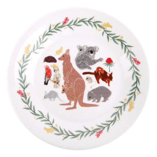 Australiana Porcelain Plate with Suction Cup