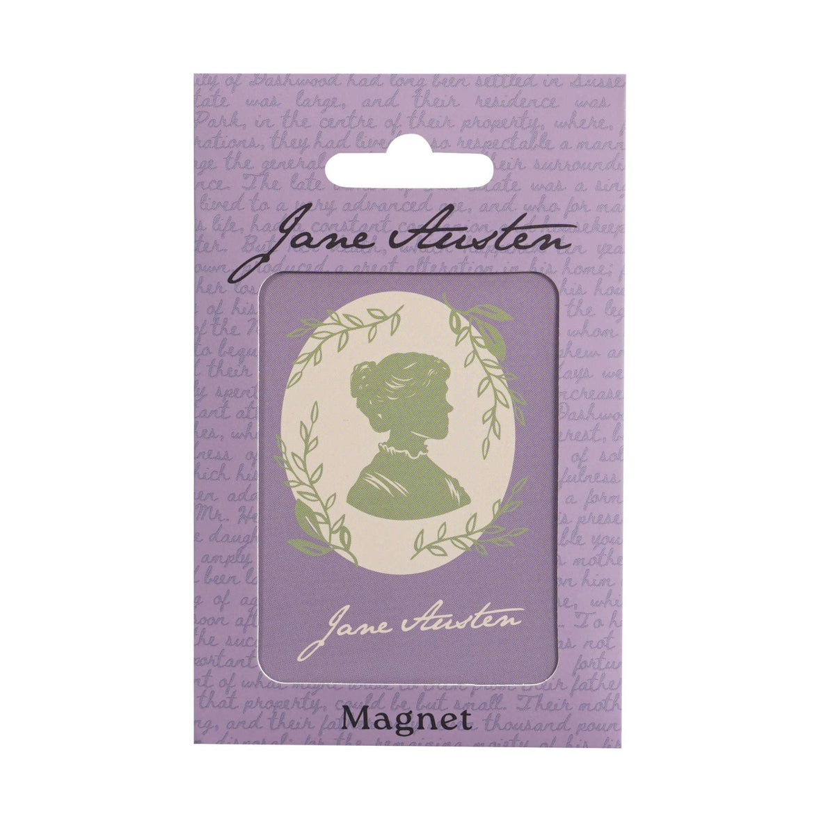 Aimant Jane Austen - Métal Silhouette