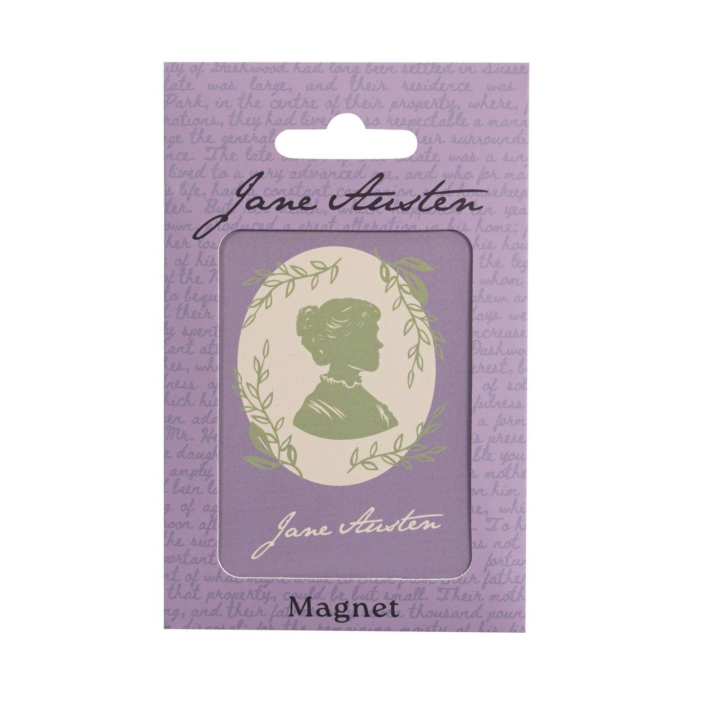 Aimant Jane Austen - Métal Silhouette