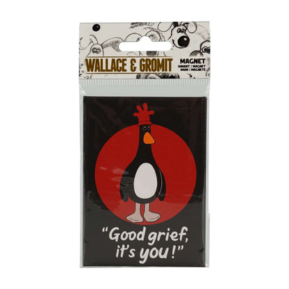 Wallace & Gromit Feathers Magnet