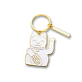 Porte-clés Chat Chanceux Blanc